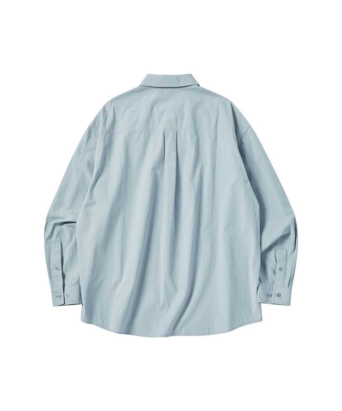 꼬모니노즈(COMONINOZ) COTTON PIPING SHIRT [BLUE]
