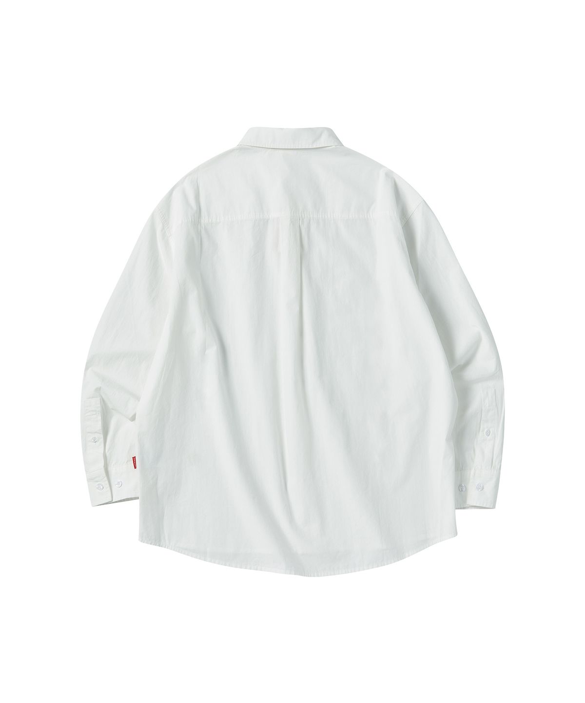 꼬모니노즈(COMONINOZ) COTTON PIPING SHIRT [WHITE]