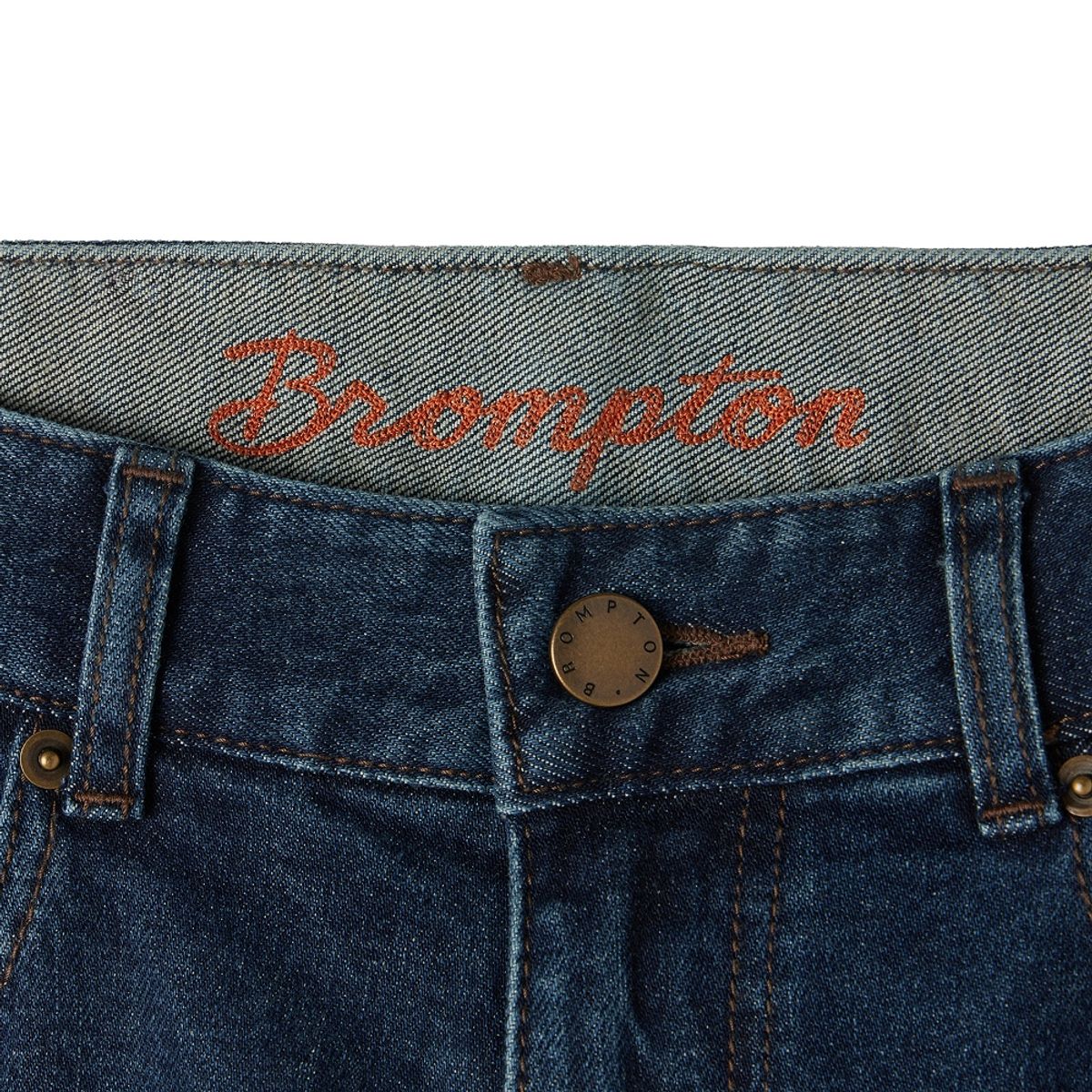 브롬톤 런던(BROMPTON LONDON) CANDIANI DENIM TROUSERS - D/BLUE (P253MDP462)