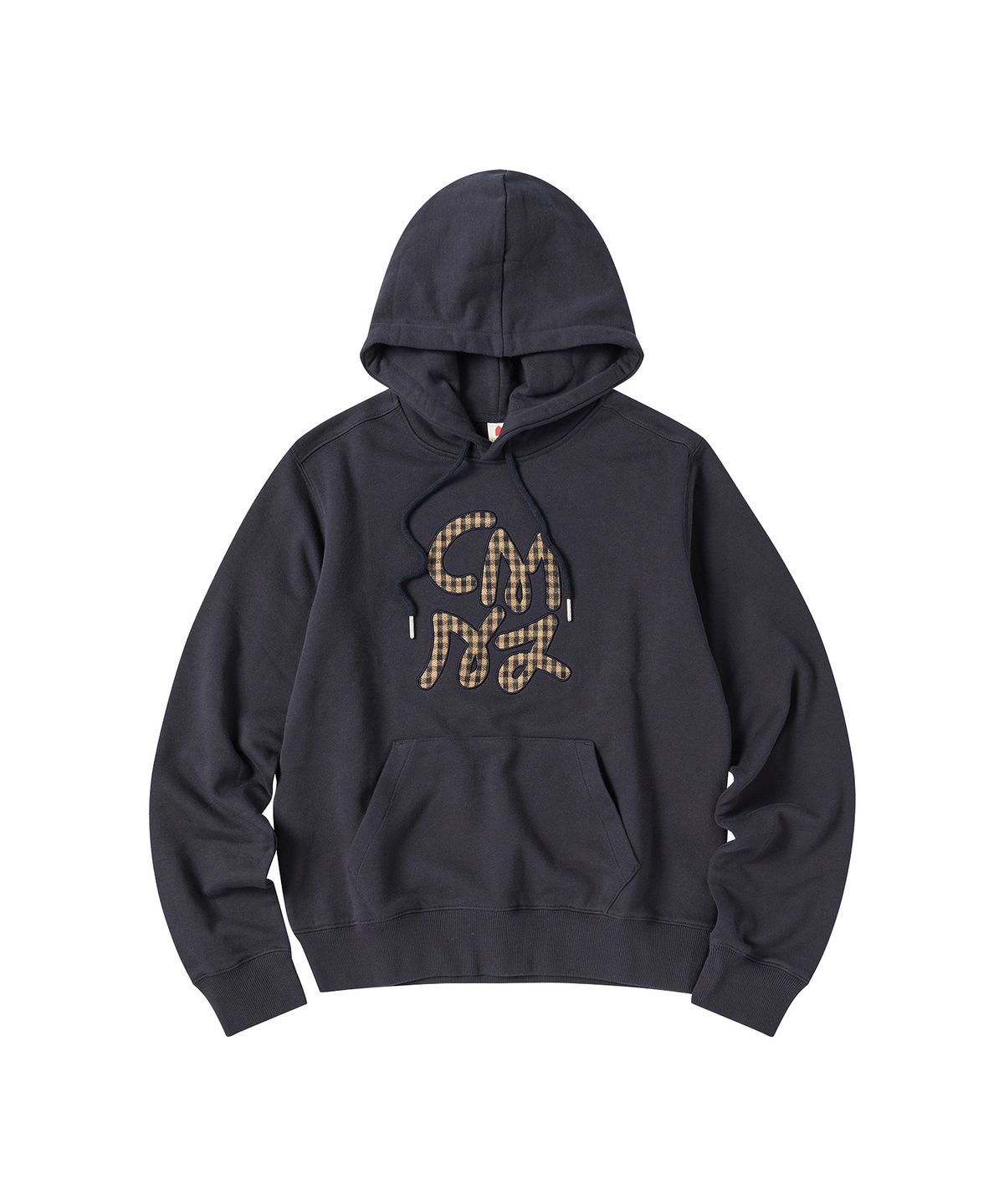 꼬모니노즈(COMONINOZ) W APPLIQUE SWEAT HOODIE [NAVY]