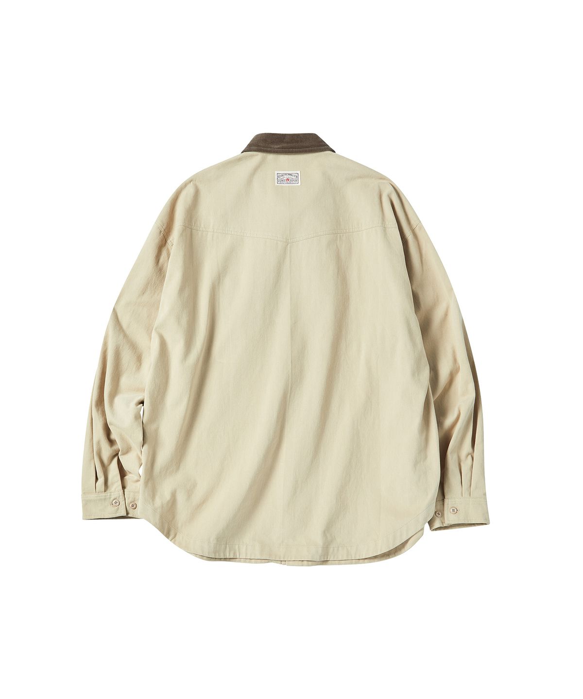꼬모니노즈(COMONINOZ) CORDUROY COLLAR SHIRT [BEIGE]