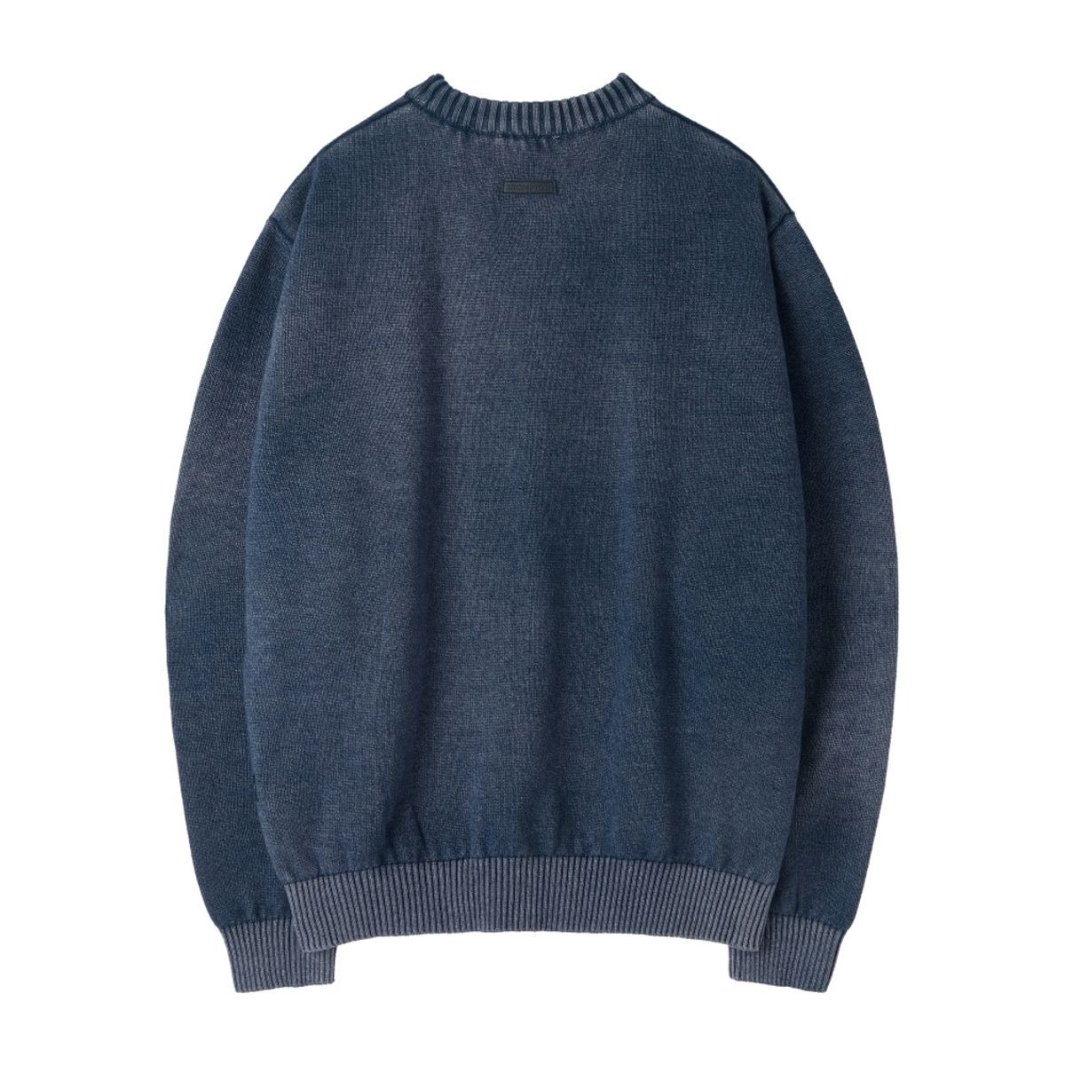 브롬톤 런던(BROMPTON LONDON) BIO-WASHING COTTON SWEATER - D/BLUE (P253MKT410)