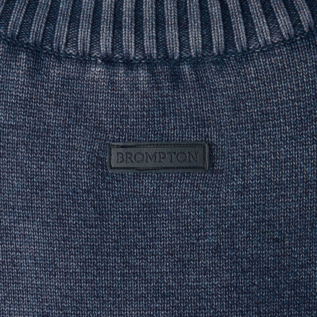 브롬톤 런던(BROMPTON LONDON) BIO-WASHING COTTON SWEATER - D/BLUE (P253MKT410)