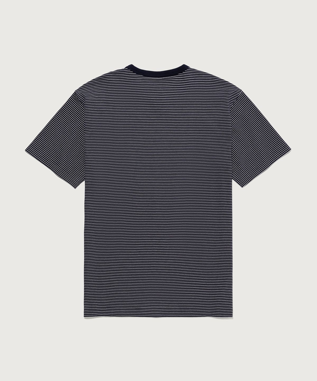 챔피온(CHAMPION) C로고 스트라이프 반팔 티셔츠 Navy