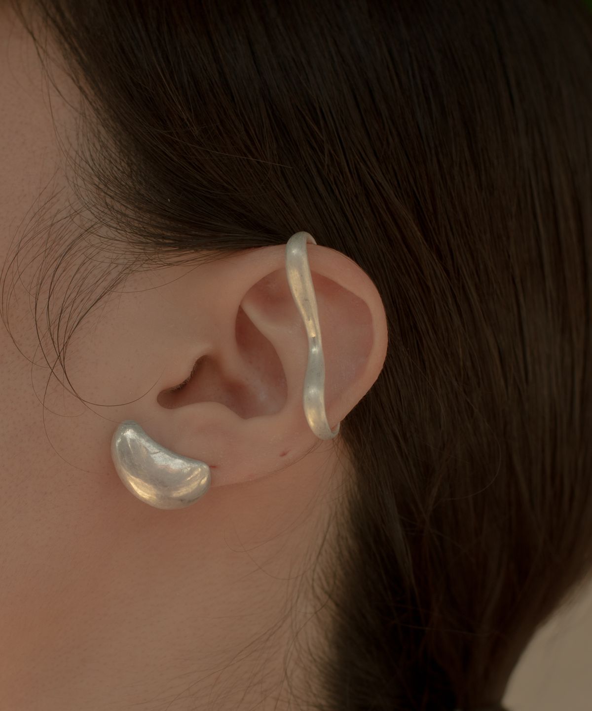 노비스도쿄(NOVICE TOKYO) 빈티지 헬릭스 이어 커프 Vintage Helix Ear Cuff / Silver