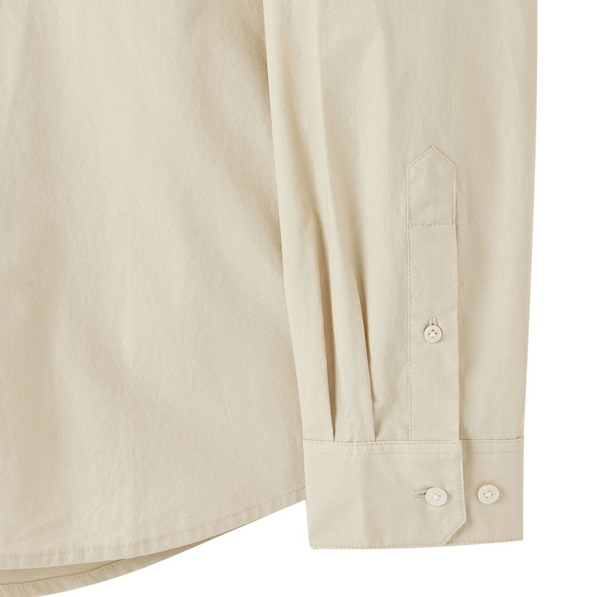 브롬톤 런던(BROMPTON LONDON) SOLID POCKET SHIRT - CREAM (P253MSH401)