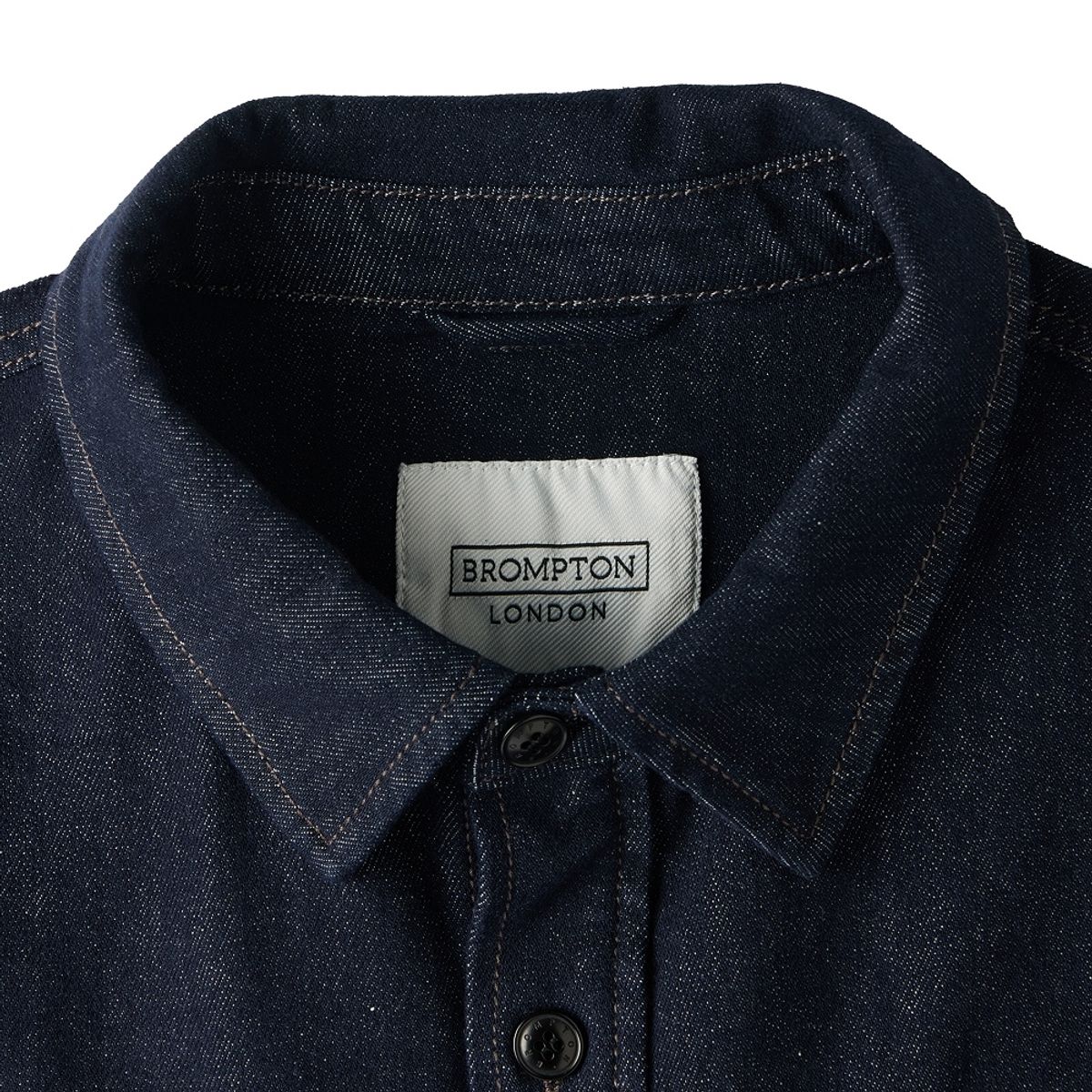 브롬톤 런던(BROMPTON LONDON) 1975 DENIM SHIRT - INDIGO (P253USH402)