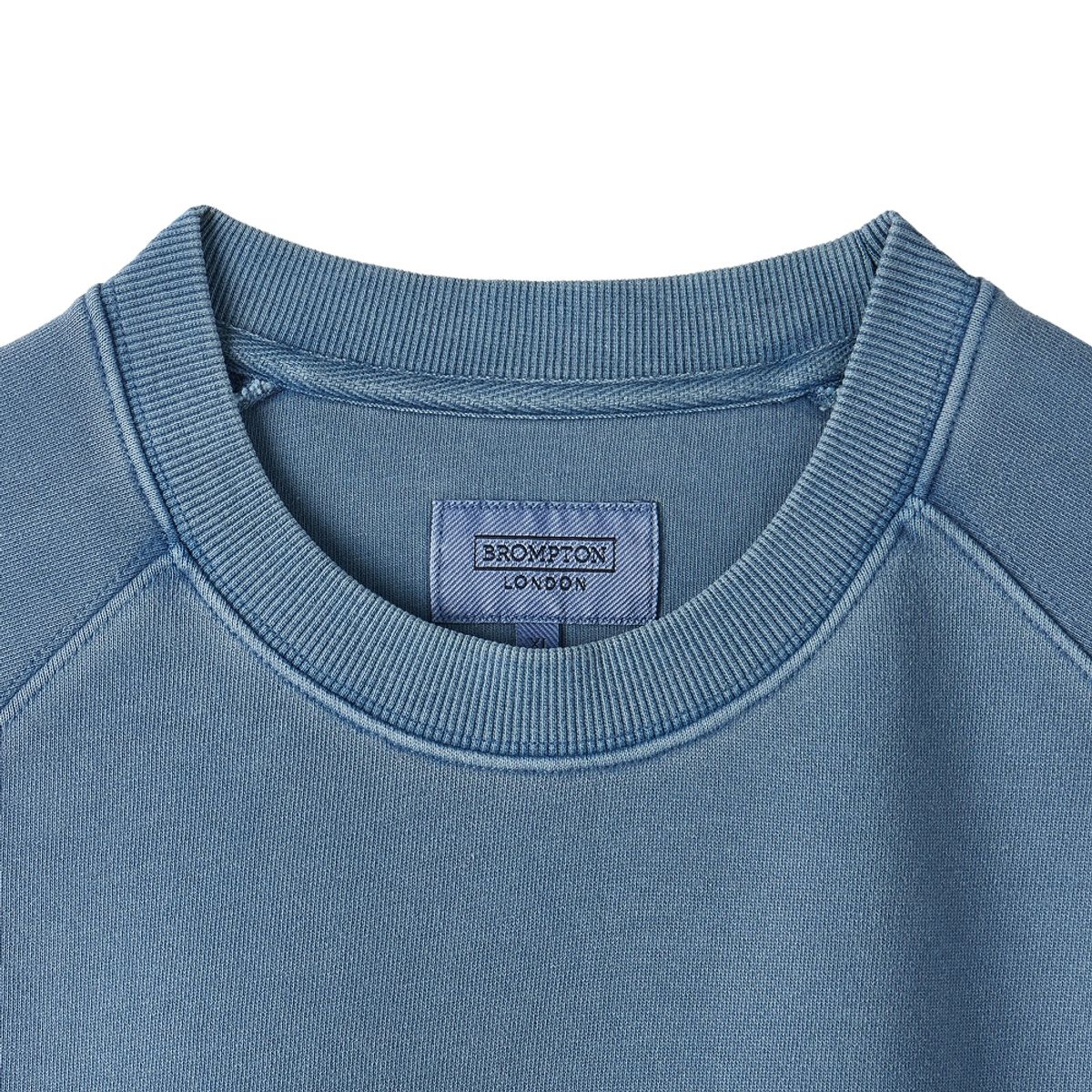 브롬톤 런던(BROMPTON LONDON) PIGMENT PRINT SWEATSHIRT - BLUE (P253USW430)