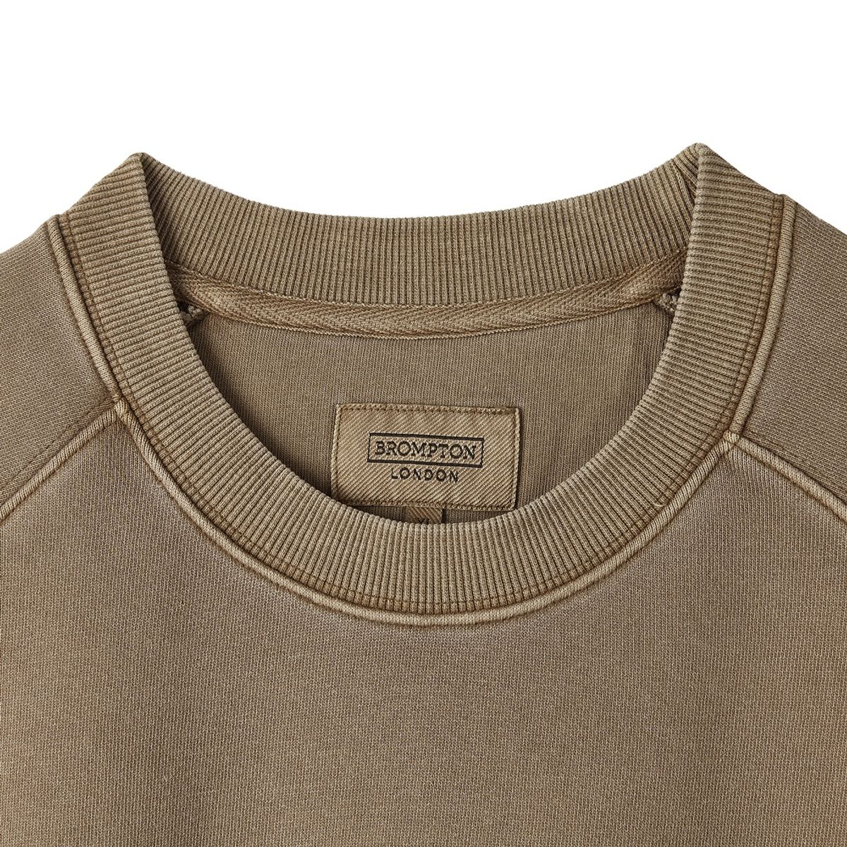 브롬톤 런던(BROMPTON LONDON) PIGMENT PRINT SWEATSHIRT - BROWN (P253USW430)