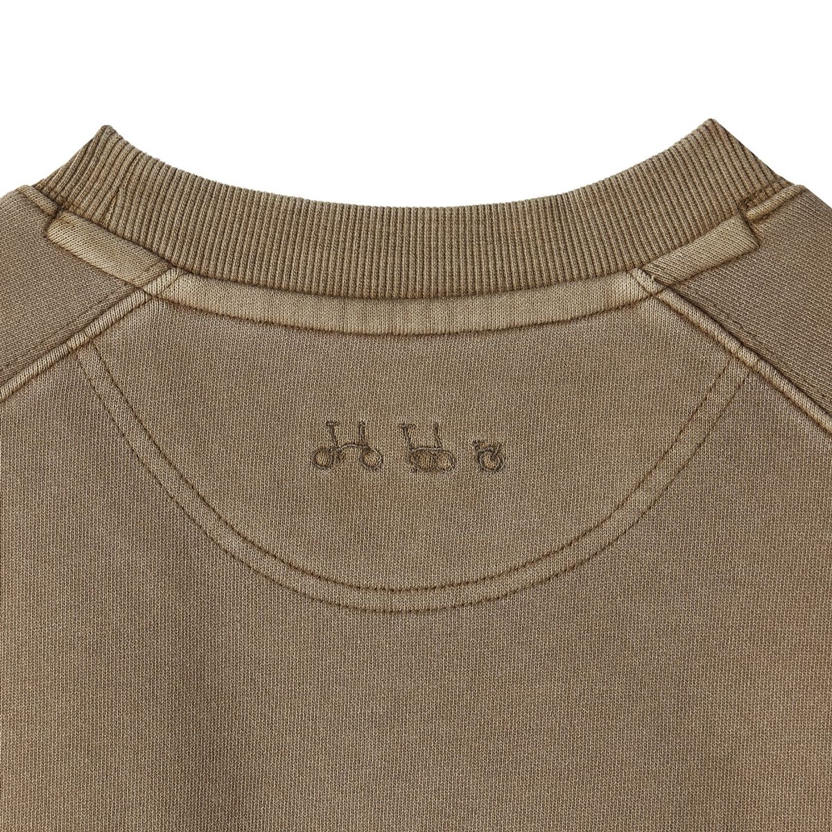 브롬톤 런던(BROMPTON LONDON) PIGMENT PRINT SWEATSHIRT - BROWN (P253USW430)