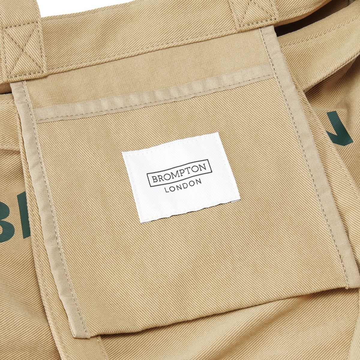 브롬톤 런던(BROMPTON LONDON) 1975 LOGO ECOBAG - BEIGE (P255ATO410)