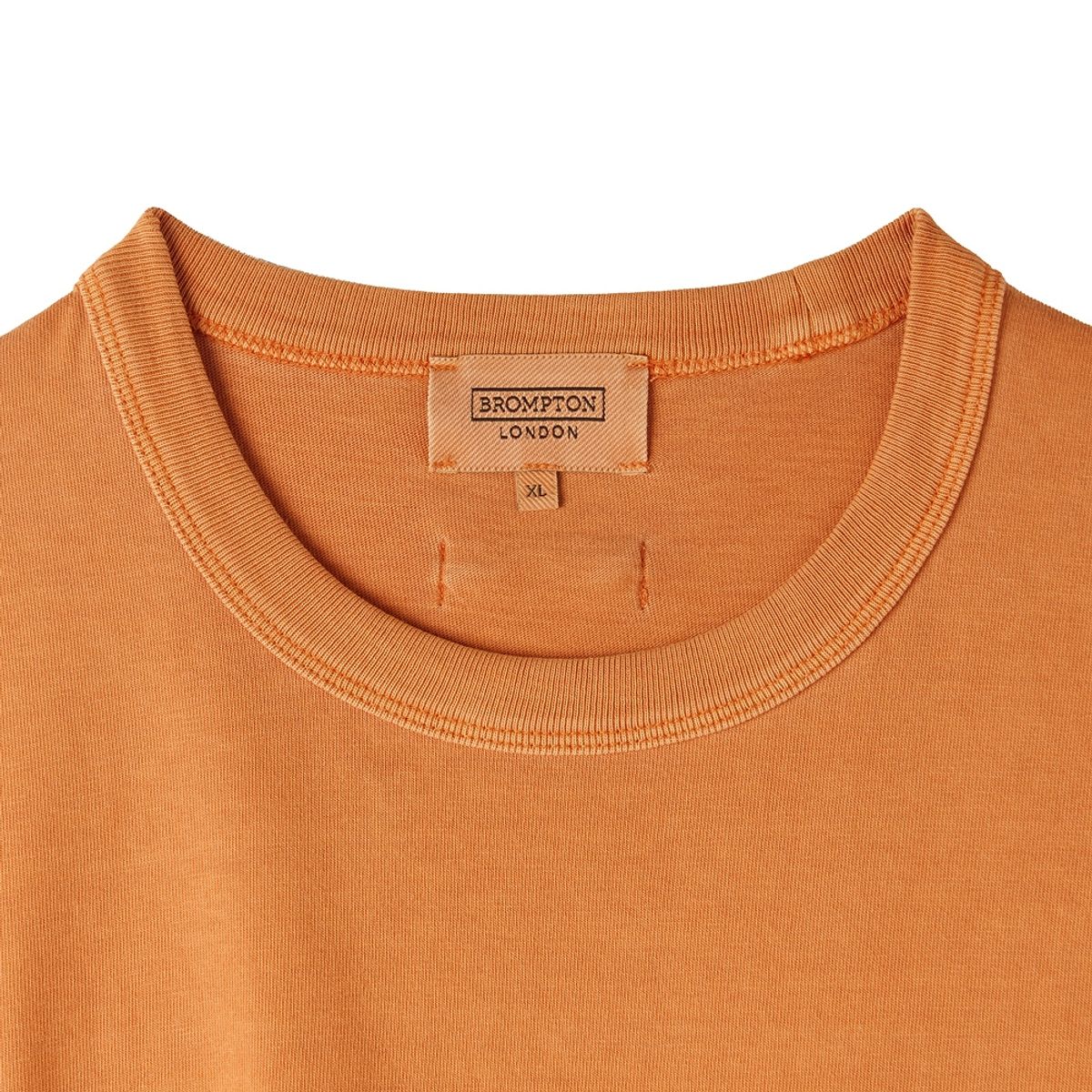 브롬톤 런던(BROMPTON LONDON) PIGMENT LONG SLEEVE T-SHIRT - ORANGE (P253UTS403)
