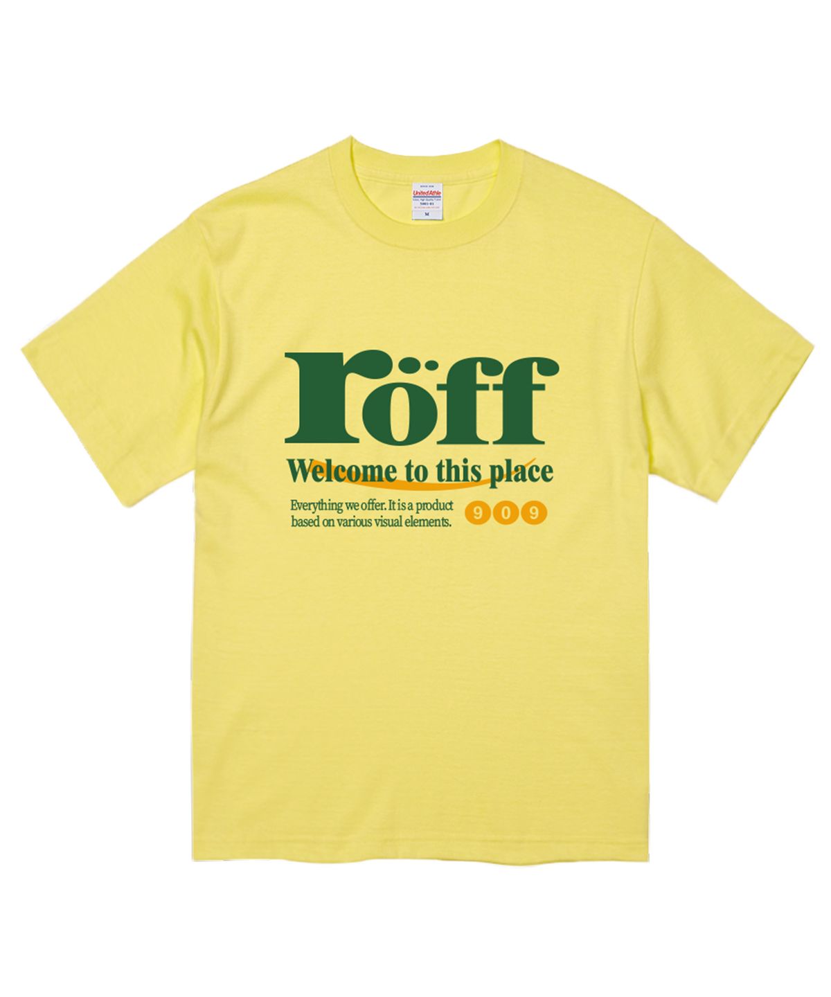 랜덤오프(RANDOMOFF) RÖFF TYPE PLAY T-SHIRT (6color)