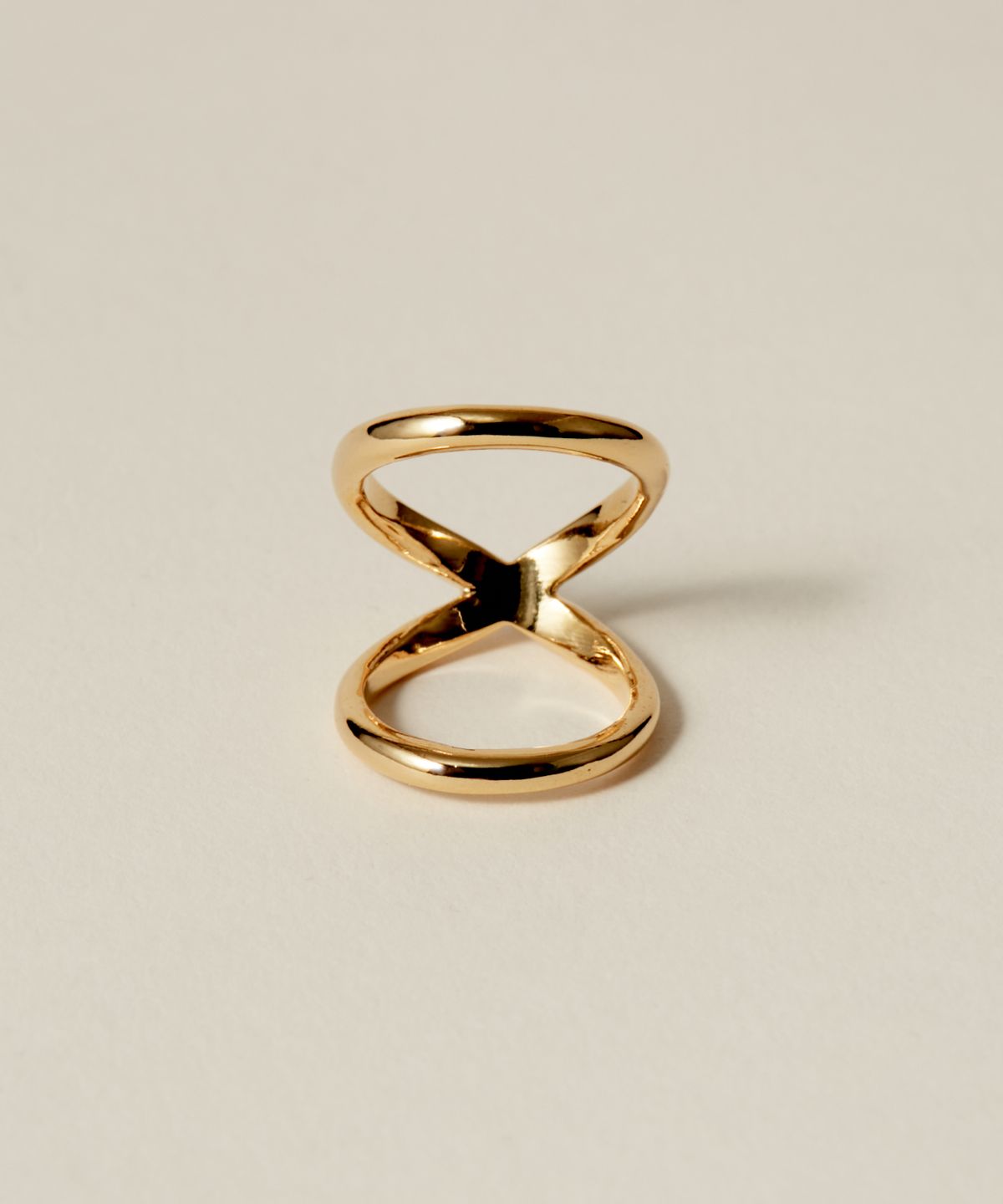 노비스도쿄(NOVICE TOKYO) 더블 라인 핑키 링 Double Line Pinky Ring / Gold