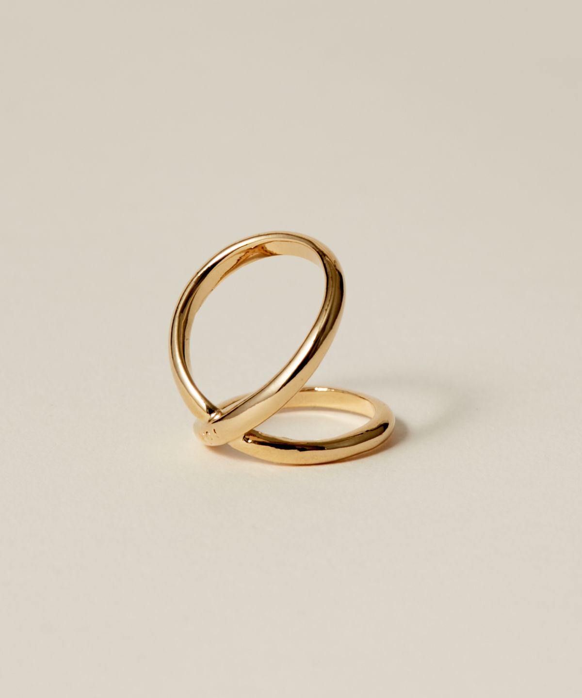 노비스도쿄(NOVICE TOKYO) 더블 라인 핑키 링 Double Line Pinky Ring / Gold