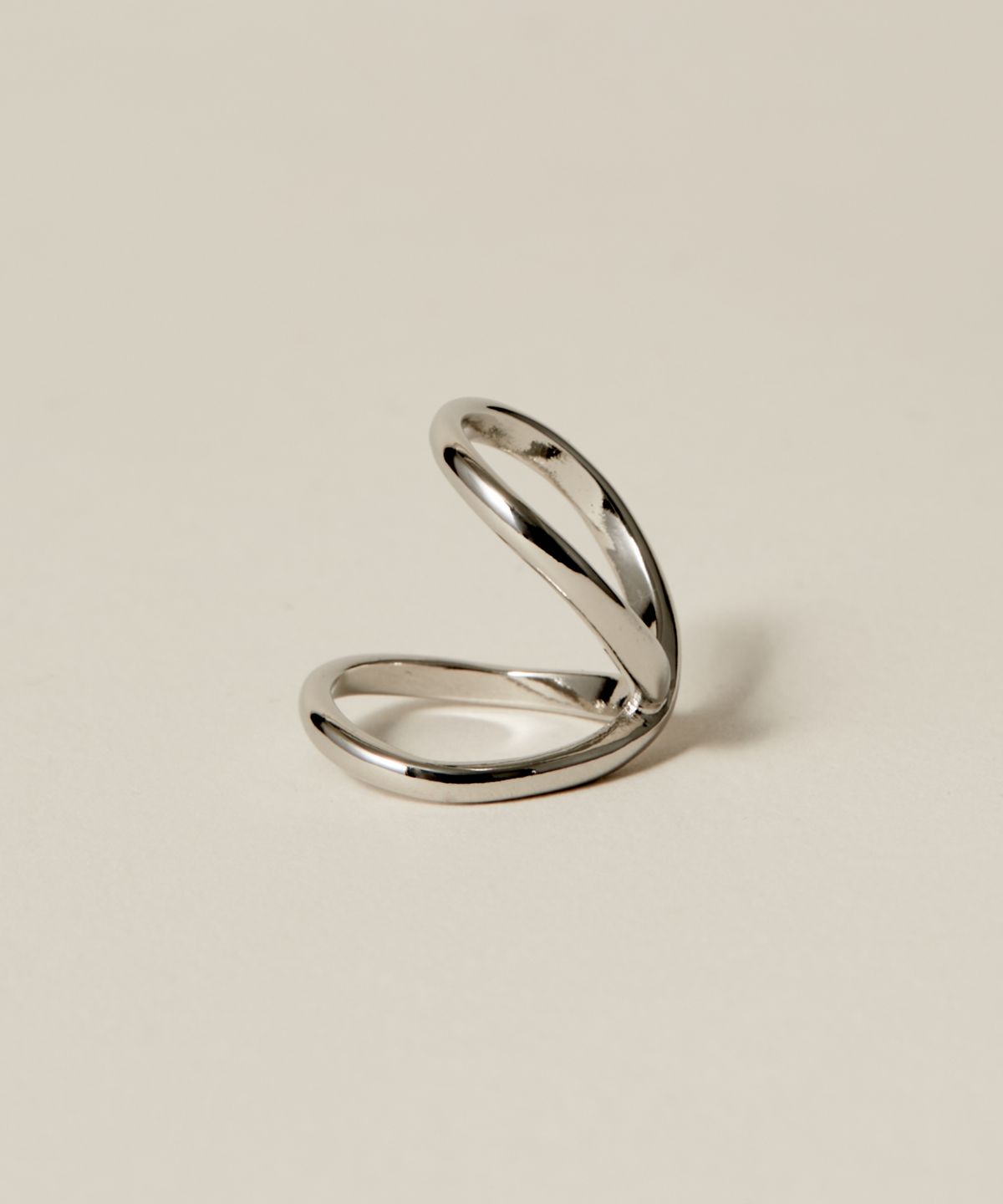 노비스도쿄(NOVICE TOKYO) 더블 라인 핑키 링 Double Line Pinky Ring / Silver