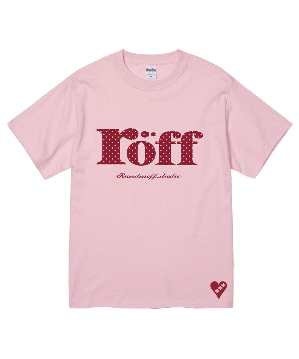 랜덤오프(RANDOMOFF) RÖFF TYPE PLAY DOT T-SHIRT (6color)