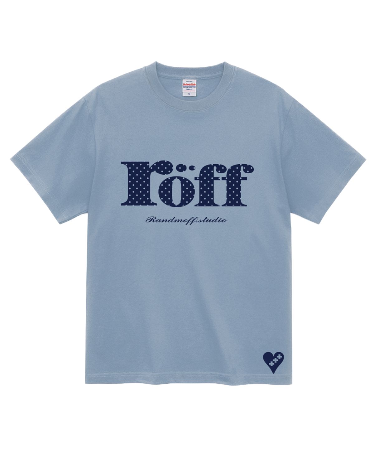 랜덤오프(RANDOMOFF) RÖFF TYPE PLAY DOT T-SHIRT (6color)