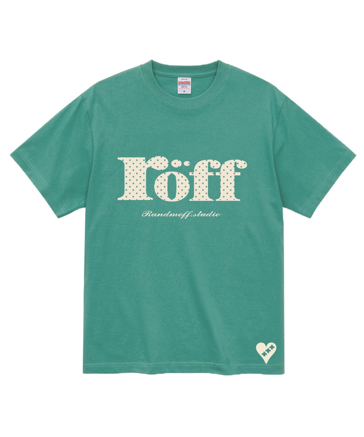 랜덤오프(RANDOMOFF) RÖFF TYPE PLAY DOT T-SHIRT (6color)