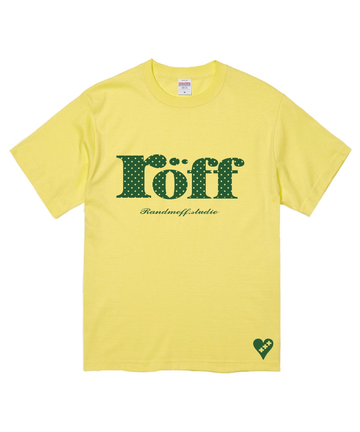 랜덤오프(RANDOMOFF) RÖFF TYPE PLAY DOT T-SHIRT (6color)