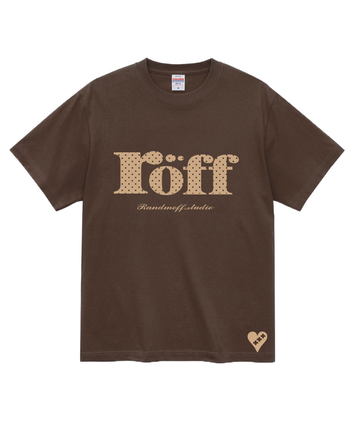 랜덤오프(RANDOMOFF) RÖFF TYPE PLAY DOT T-SHIRT (6color)