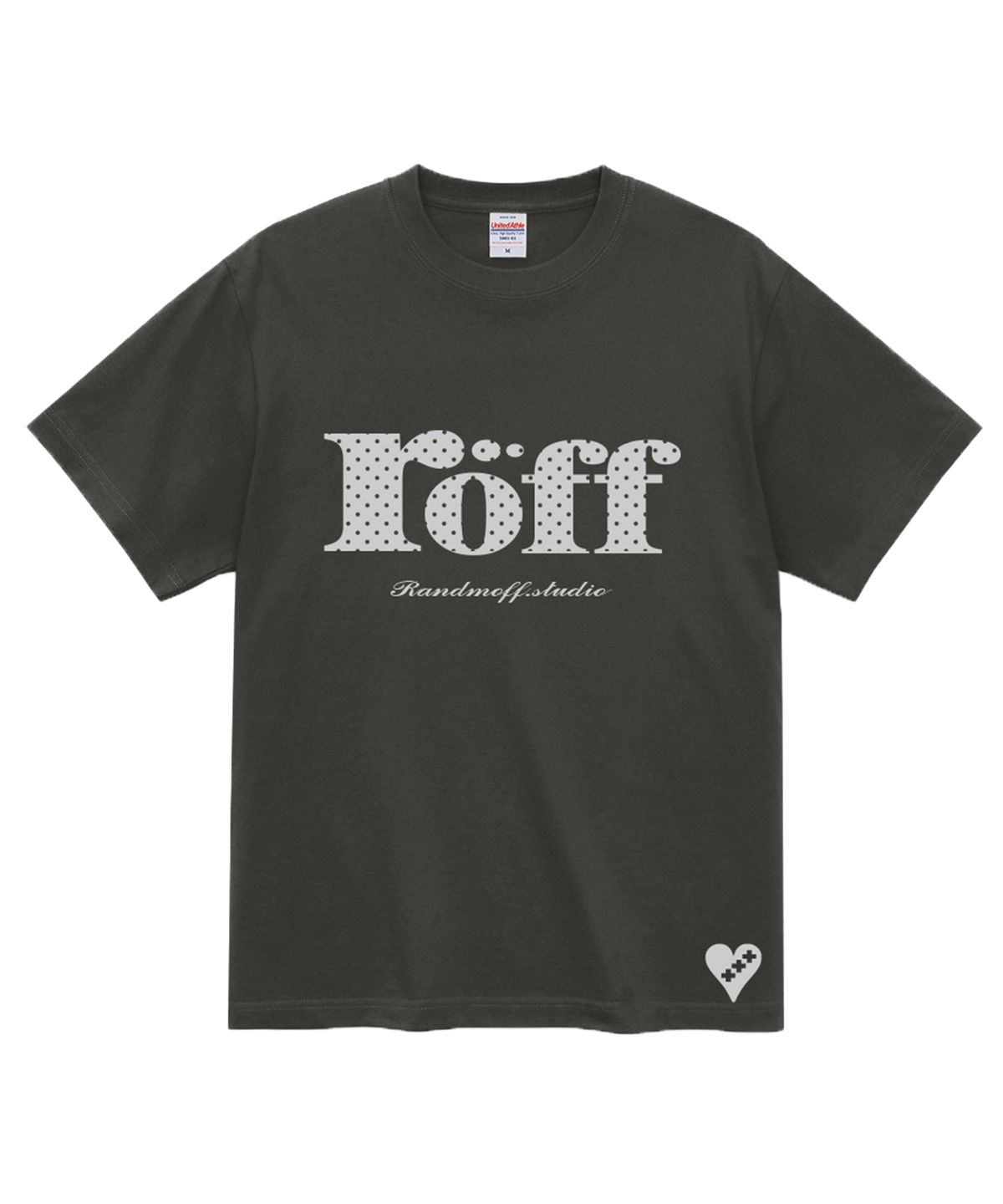랜덤오프(RANDOMOFF) RÖFF TYPE PLAY DOT T-SHIRT (6color)