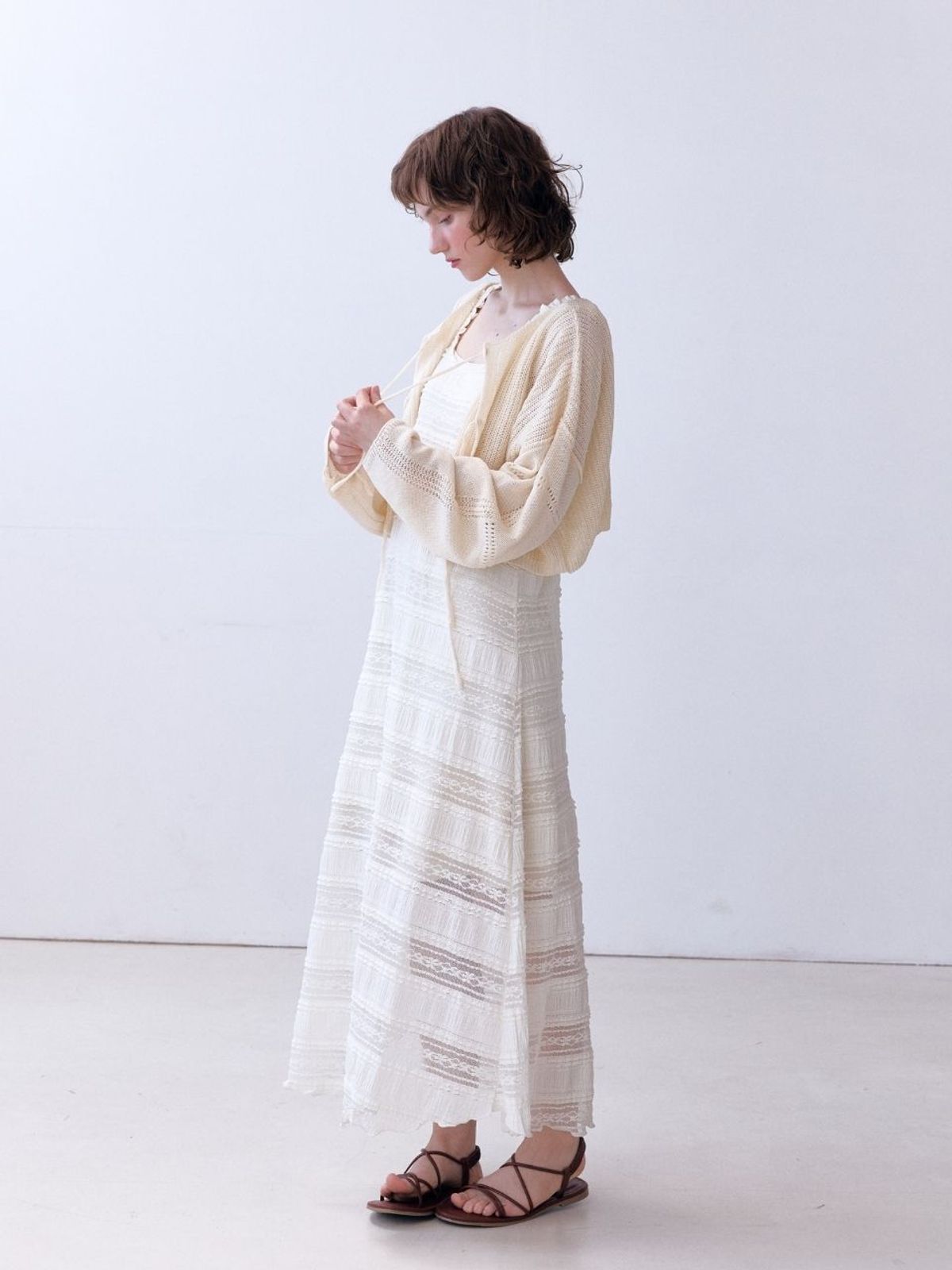 패브릭서울(FABRICSEOUL) summer hachi sweater cardigan_ivory
