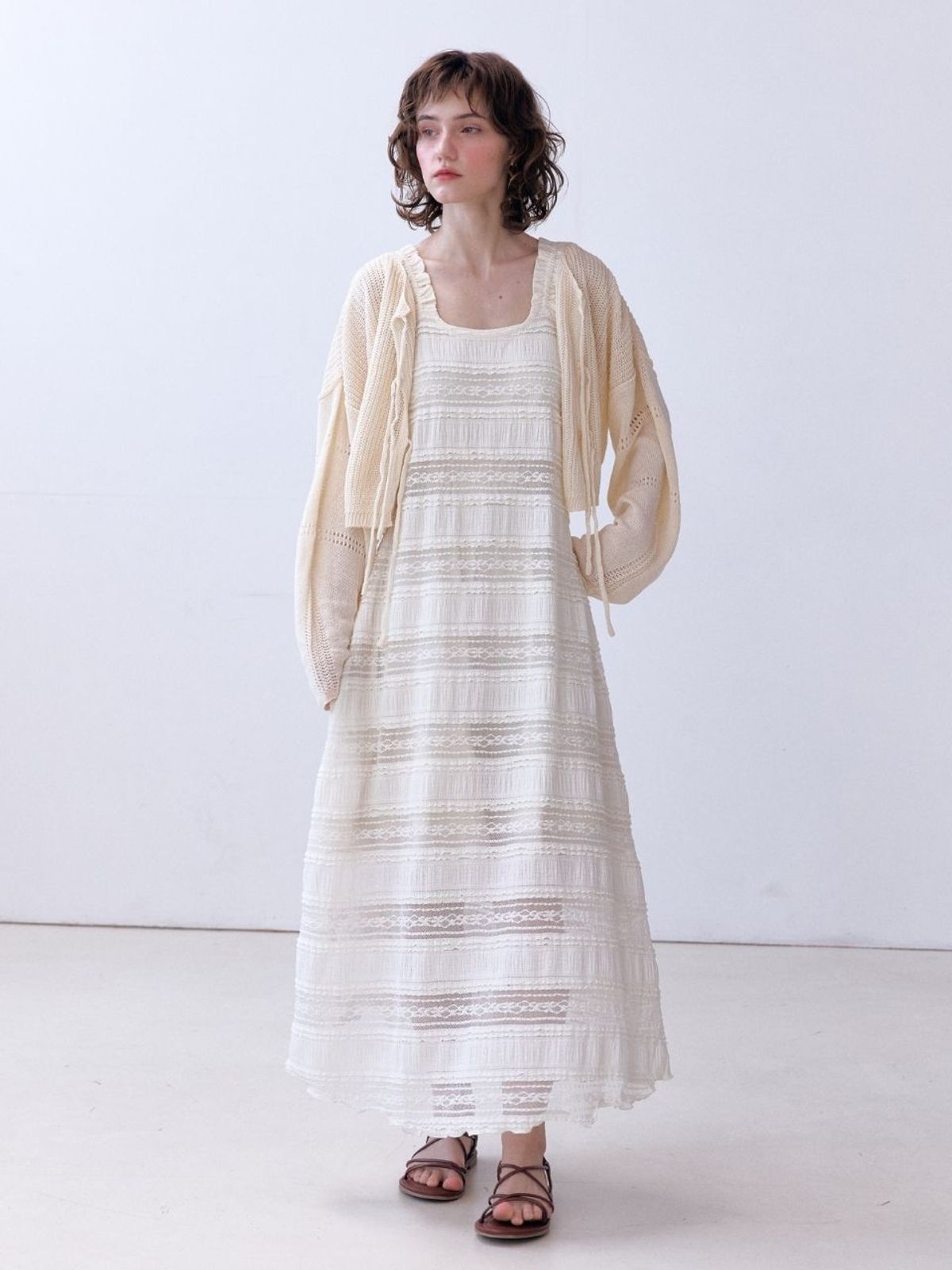 패브릭서울(FABRICSEOUL) summer hachi sweater cardigan_ivory