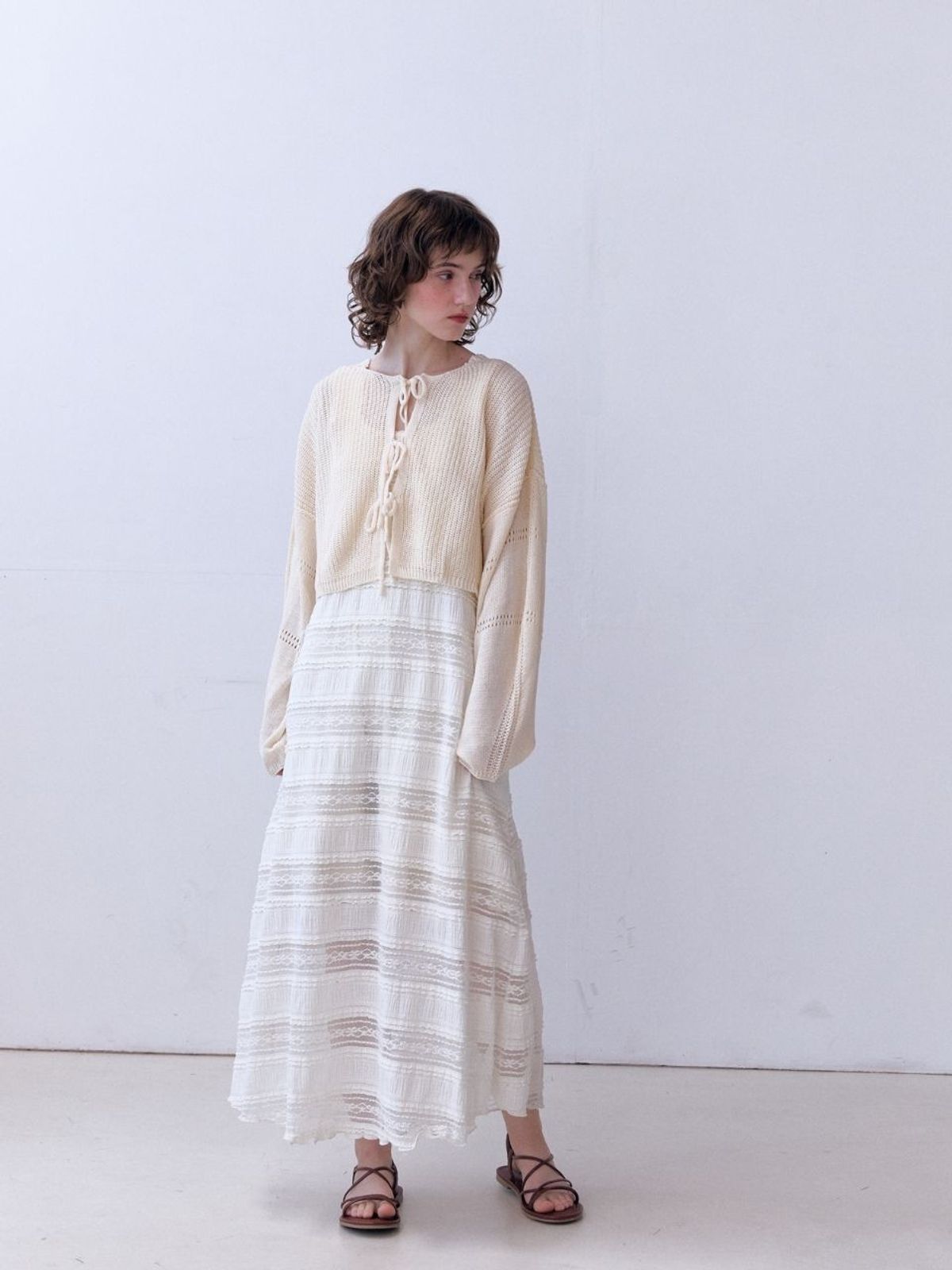 패브릭서울(FABRICSEOUL) summer hachi sweater cardigan_ivory