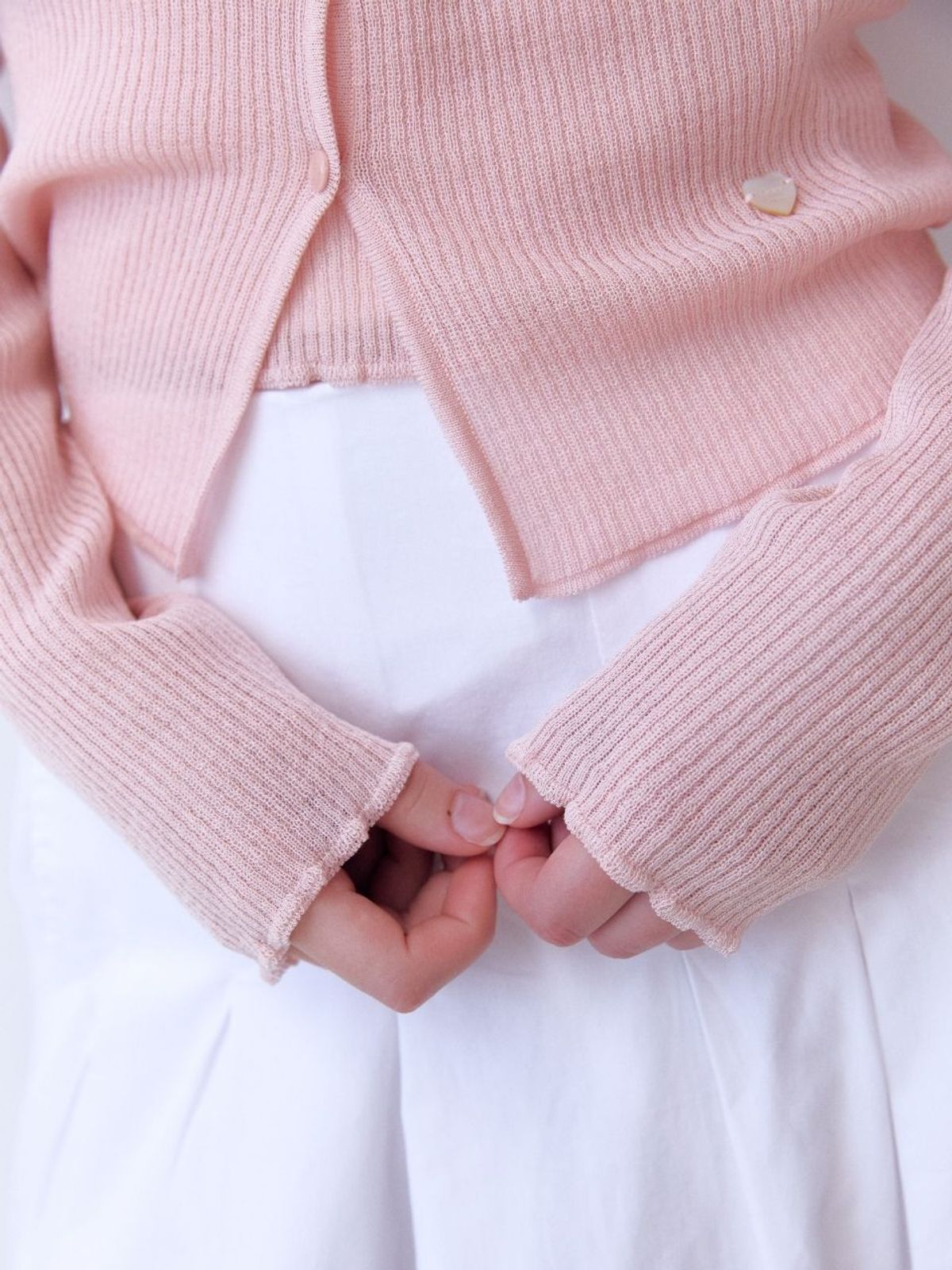 패브릭서울(FABRICSEOUL) V-Holter Knit Cardigan Set