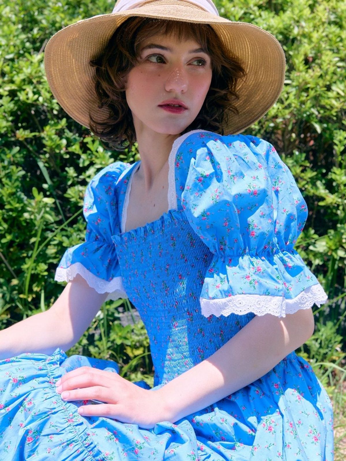 패브릭서울(FABRICSEOUL) Bouquet Smoke Cancan Dress
