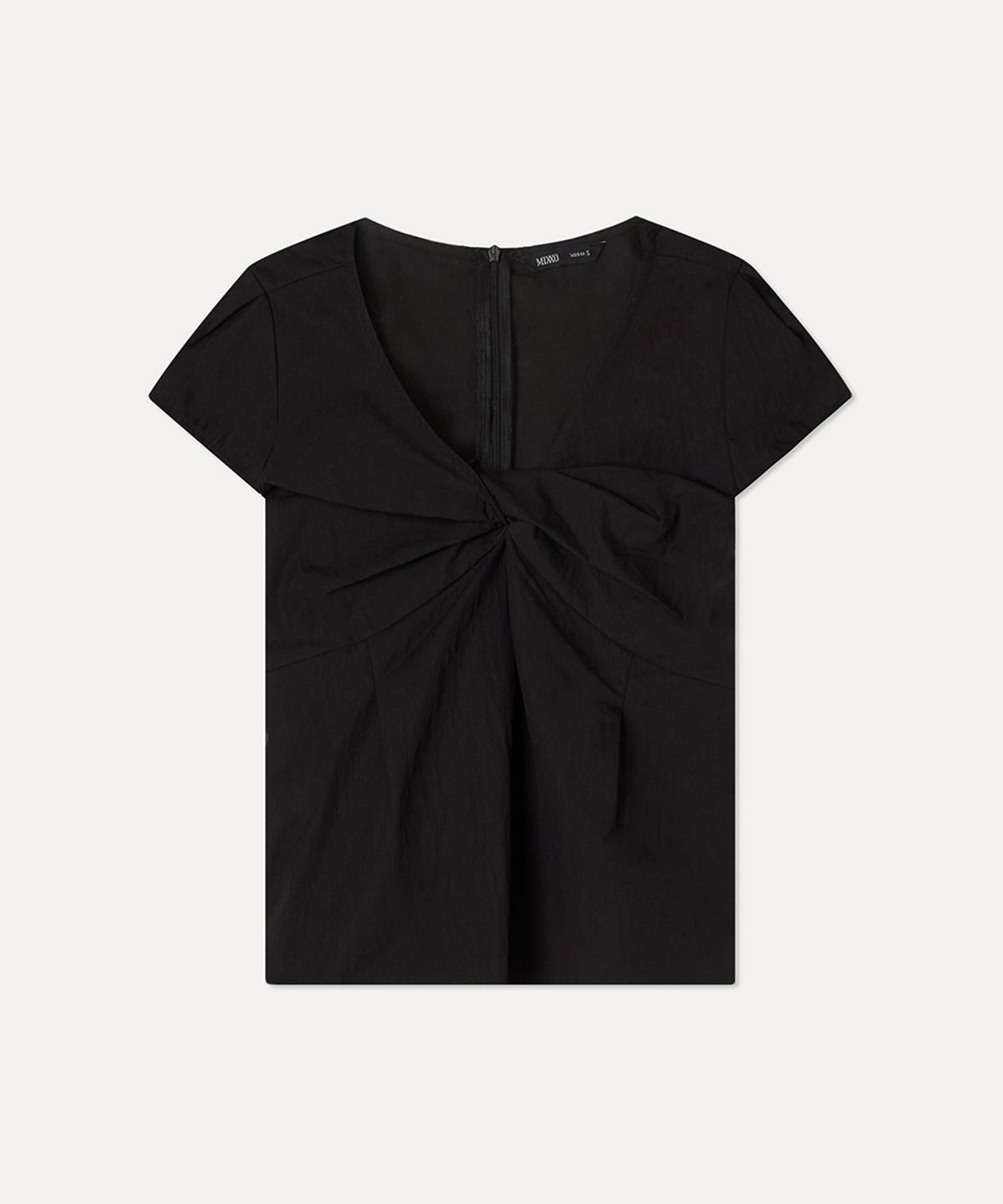 미쏘(MIXXO) 캡소매 꼬임 블라우스 MIWBLG917G