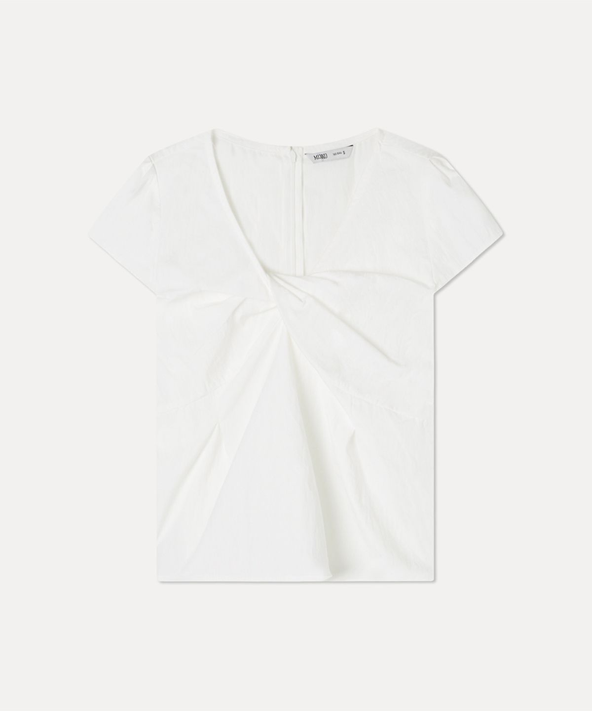 미쏘(MIXXO) 캡소매 꼬임 블라우스 MIWBLG917G