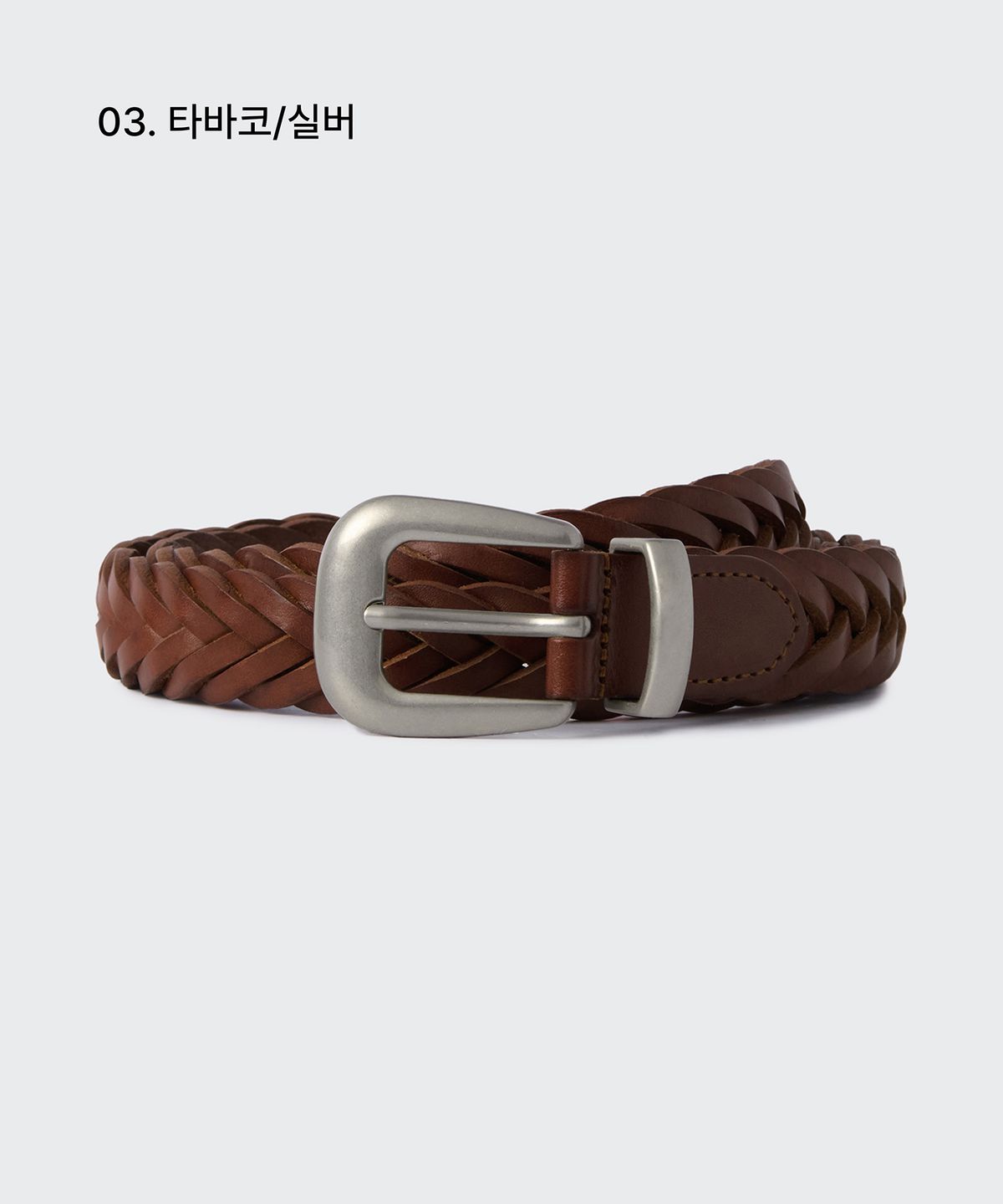 무신사 스탠다드(MUSINSA STANDARD) 레더 위빙 웨스턴 벨트_25mm