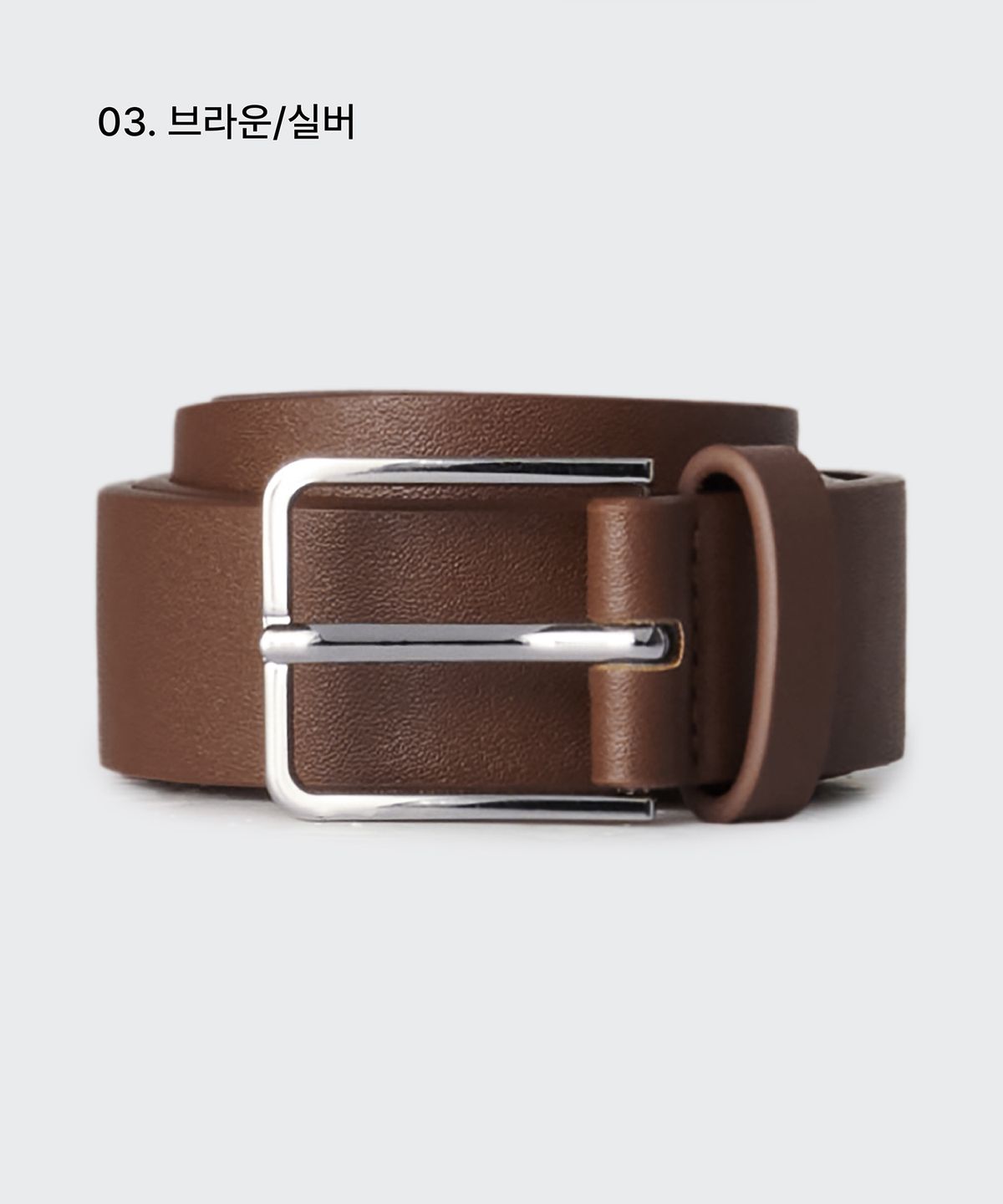 무신사 스탠다드(MUSINSA STANDARD) 미니멀 신세틱 레더 벨트_30mm