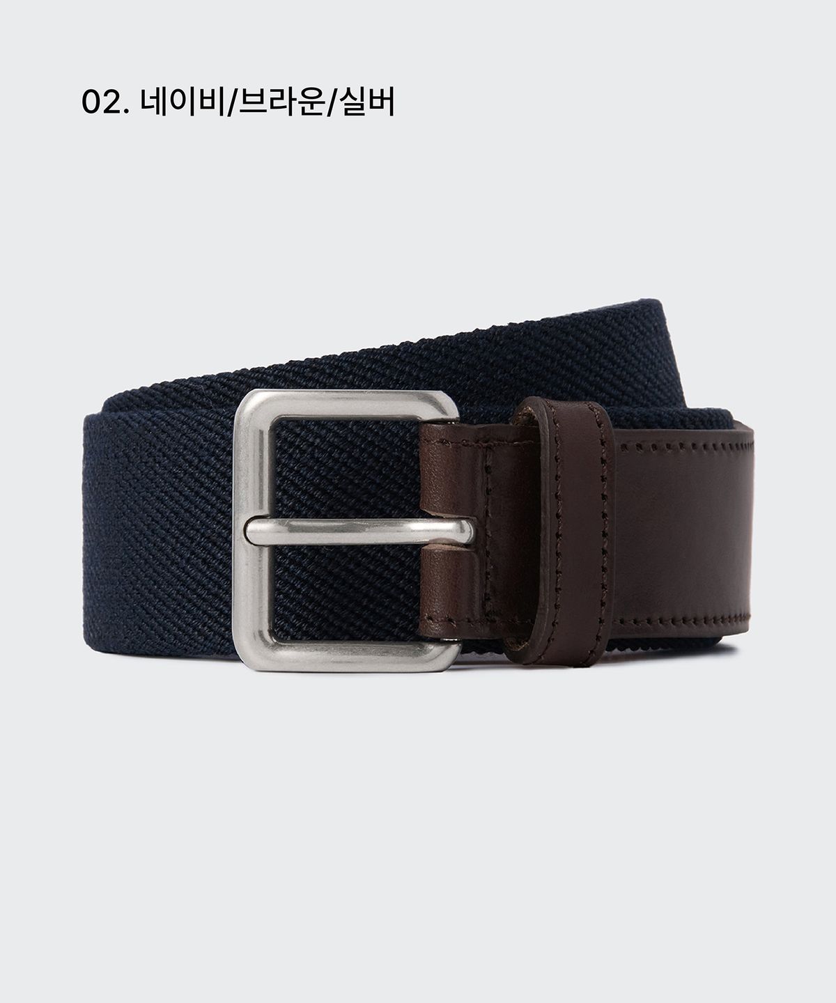 무신사 스탠다드(MUSINSA STANDARD) 엘라스틱 웨빙 클럽 벨트_35mm