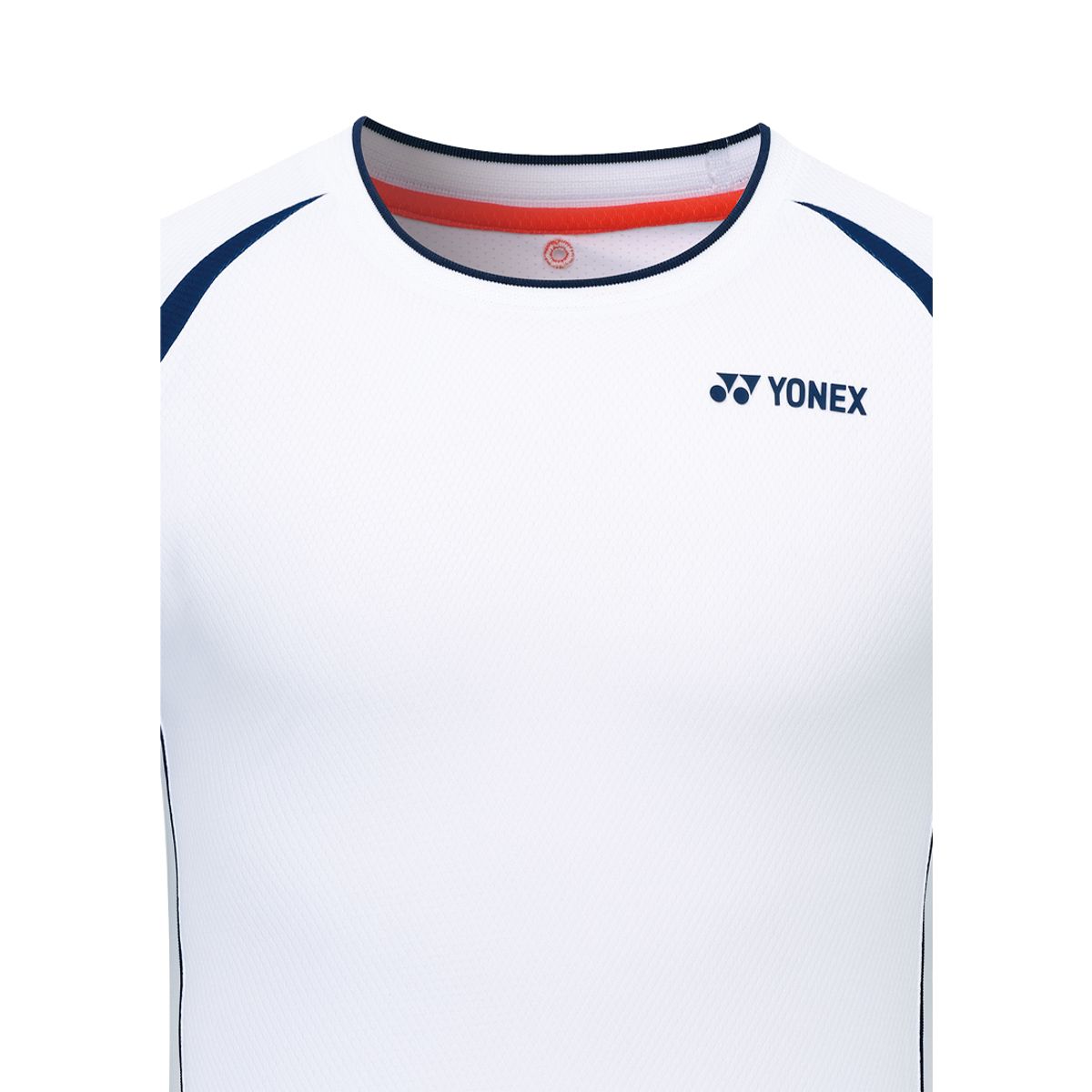 요넥스(YONEX) 253TS011M 화이트 남성용 액티브 절개 라인 게임웨어