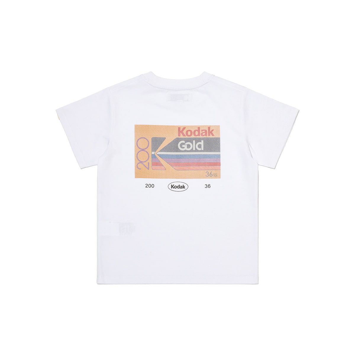 코닥 키즈(KODAK KIDS) 플래시 필름 반팔 티셔츠 키즈 WHITE