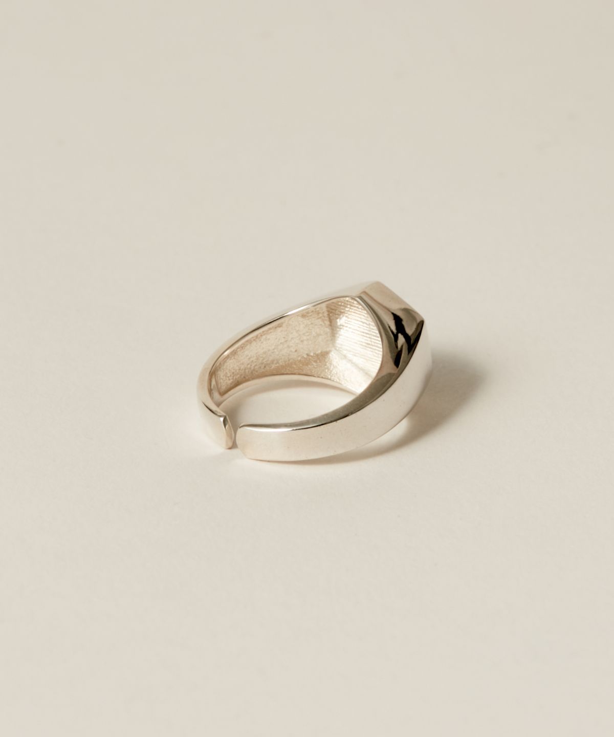 노비스도쿄(NOVICE TOKYO) 헥사곤 스톤 모티프 링 Hexagon Stone Motif Ring［Silver925］ / Silver