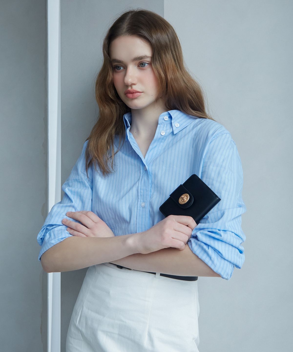 벨류엣(VALLUAT) Moa card wallet_Black