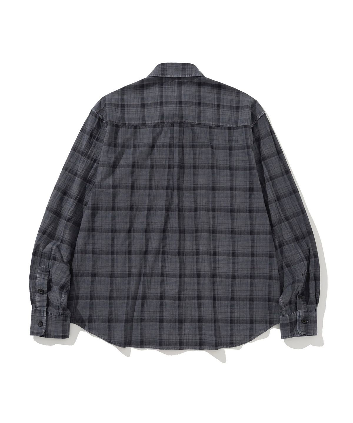 시도(SIIIIDO) THOMPSON GARMENT DYED DOWN CHECK SHIRT #1