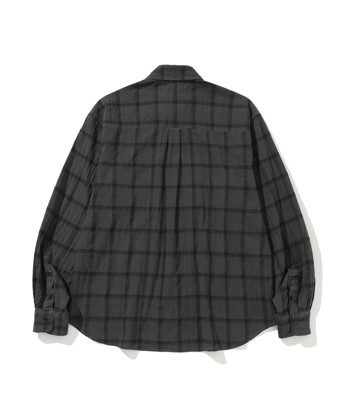 시도(SIIIIDO) THOMPSON GARMENT DYED DOWN CHECK SHIRT #2