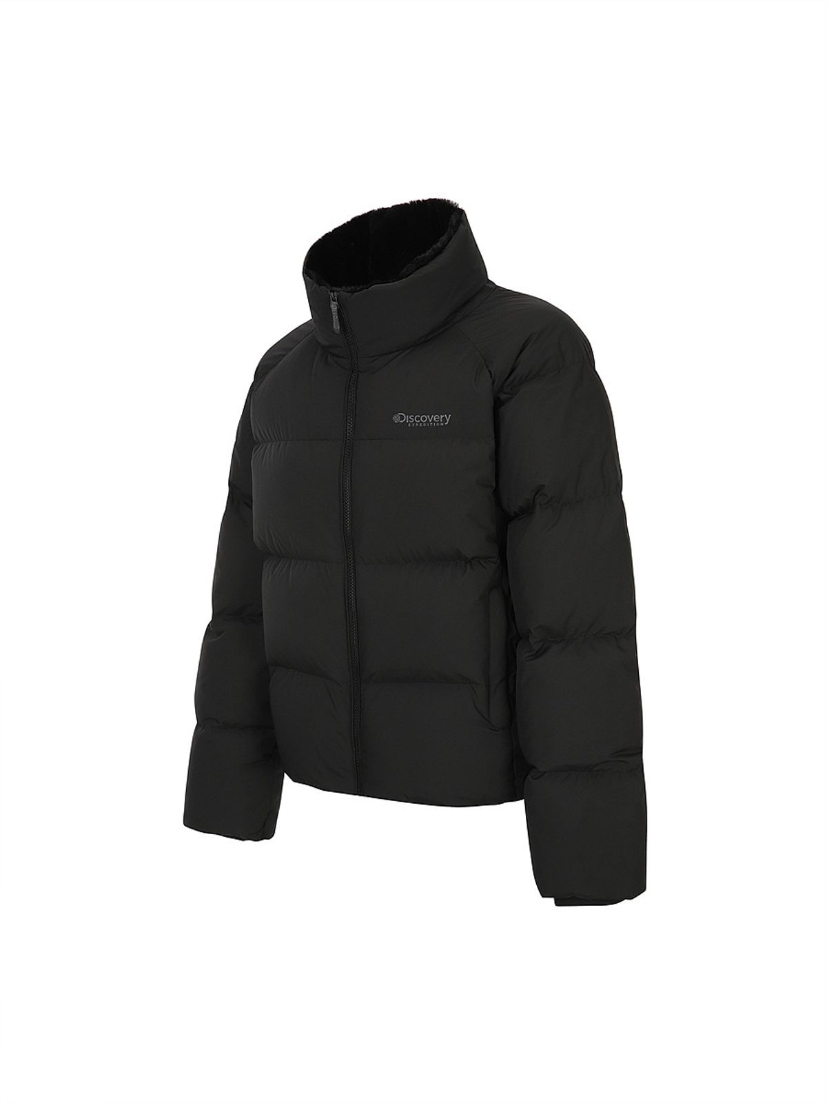 디스커버리 익스페디션(DISCOVERY EXPEDITION) 여성 올리브 글로우 다운 숏패딩 (BLACK)