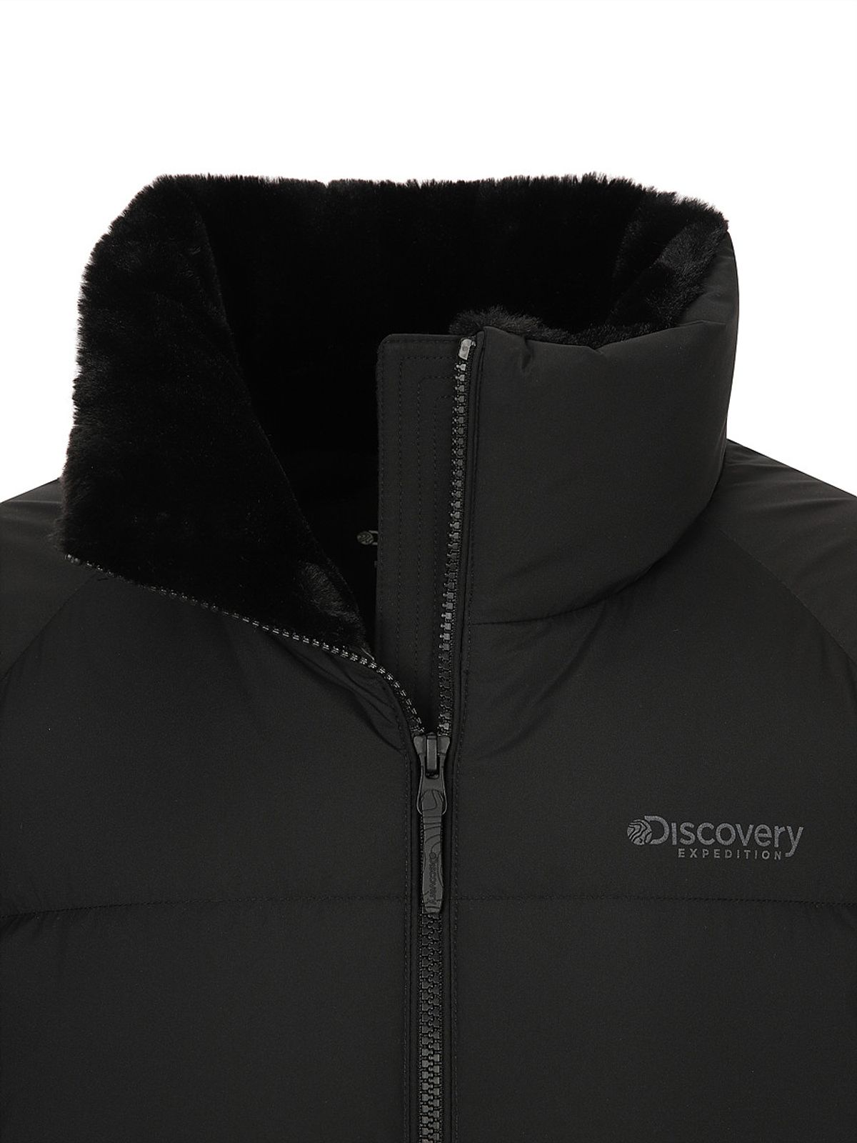 디스커버리 익스페디션(DISCOVERY EXPEDITION) 여성 올리브 글로우 다운 숏패딩 (BLACK)