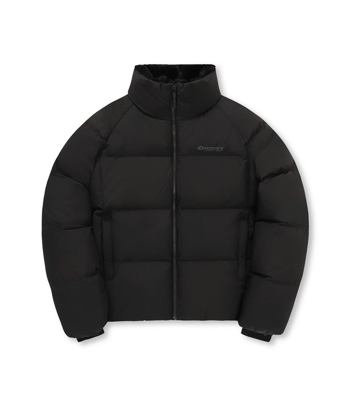 디스커버리 익스페디션(DISCOVERY EXPEDITION) 여성 올리브 글로우 다운 숏패딩 (BLACK)