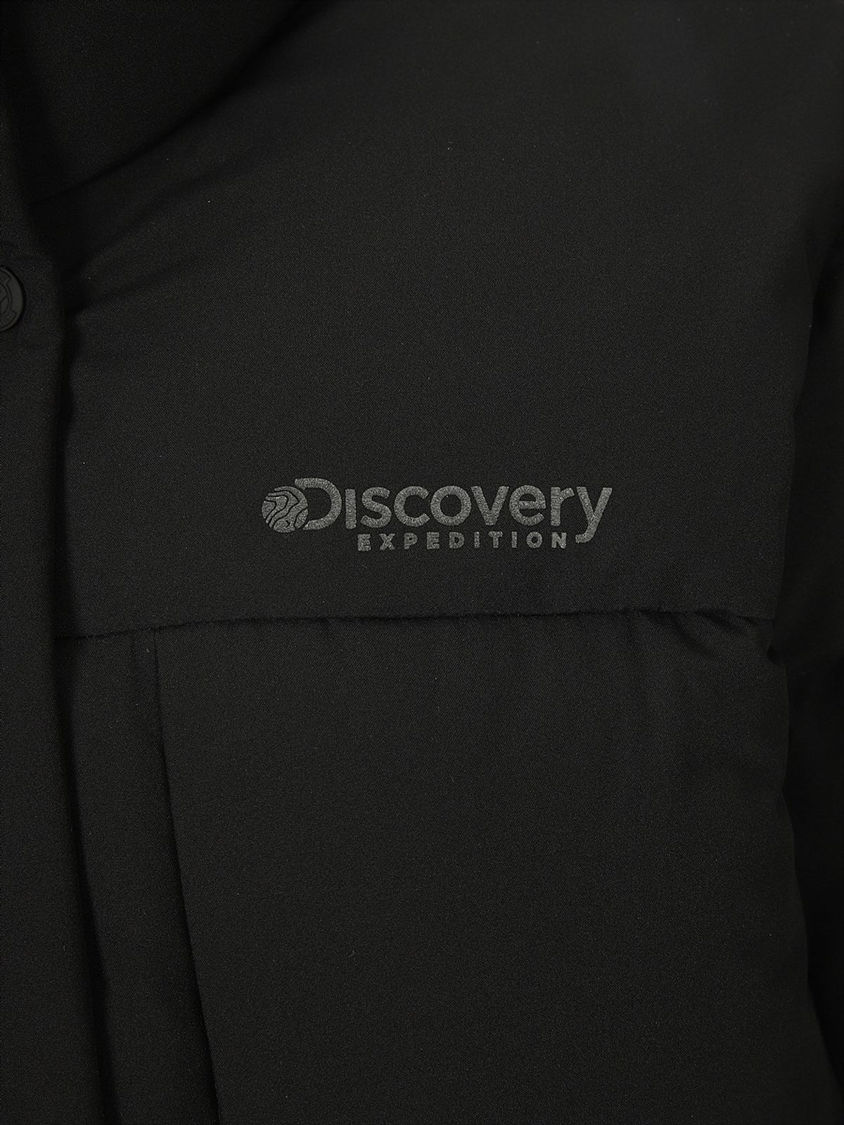 디스커버리 익스페디션(DISCOVERY EXPEDITION) 여성 레스터G 하이넥 구스다운 숏패딩 (BLACK)