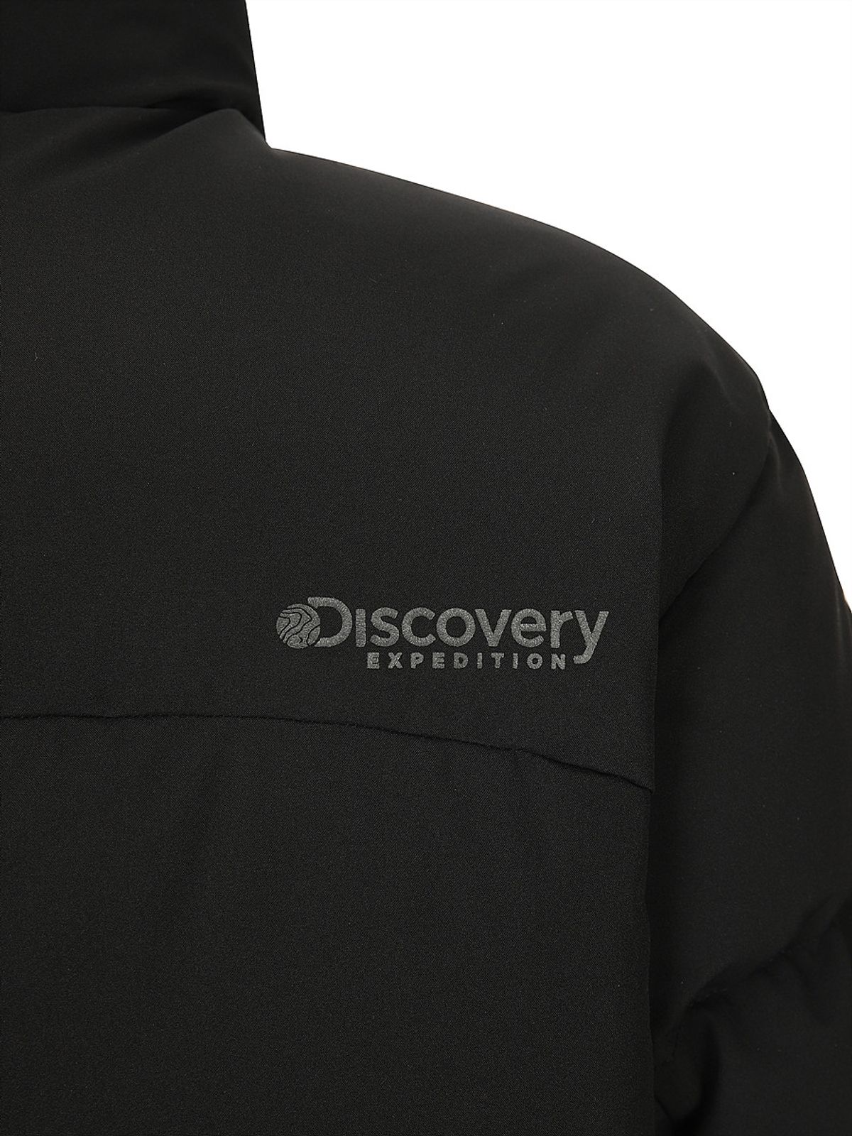 디스커버리 익스페디션(DISCOVERY EXPEDITION) 여성 레스터G 하이넥 구스다운 숏패딩 (BLACK)