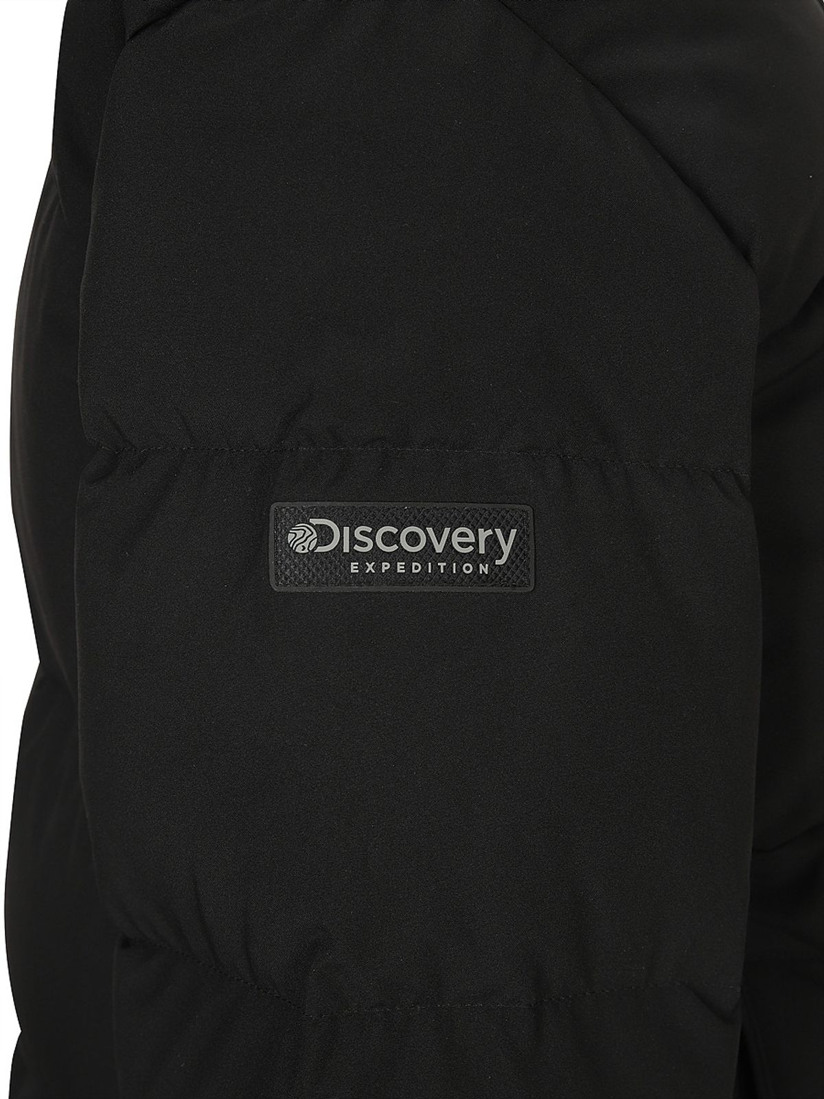 디스커버리 익스페디션(DISCOVERY EXPEDITION) 여성 레스터G 하이넥 구스다운 숏패딩 (BLACK)