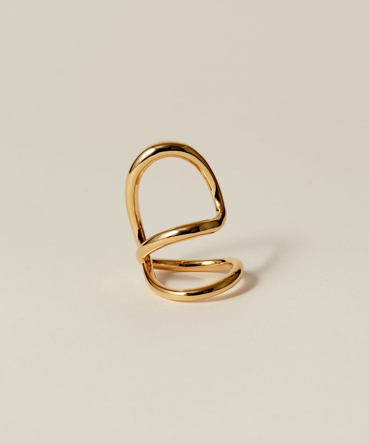 노비스도쿄(NOVICE TOKYO) 뉘앙스 라인 반지 Nuance Line Ring / Gold