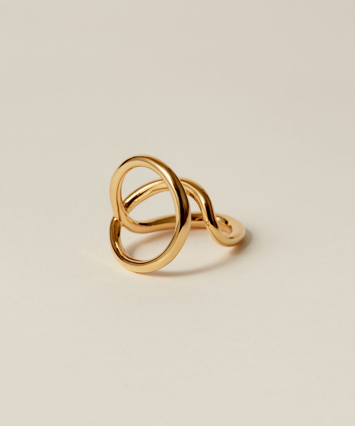 노비스도쿄(NOVICE TOKYO) 뉘앙스 라인 반지 Nuance Line Ring / Gold